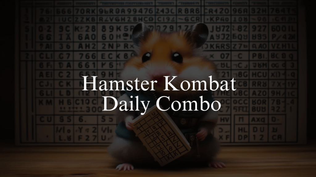 Hamster Kombat Daily Combo